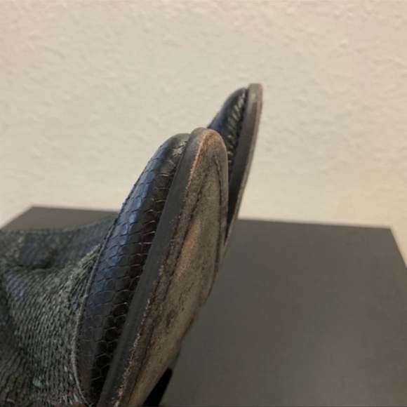 Zadig & Voltaire snake skin ankle boots size 6 - Picture 11 of 11